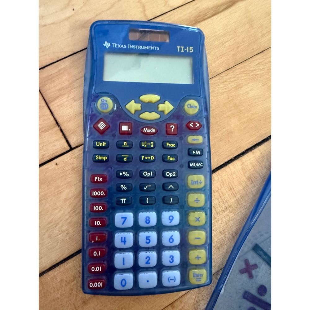 Texas Instruments TI-15 Explorer Elementary Calculator - Picture 3 of 7
